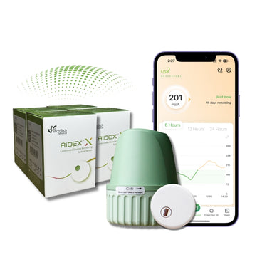 AiDEX continuous glucose monitoring system 2months